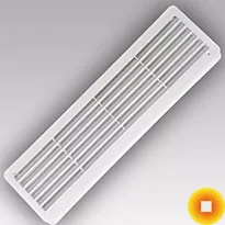 Пластиковые вентиляционные решетки с отверстием 300х200 мм РВП