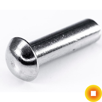 Заклёпки алюминиевые для металла 1х5 мм В94 ГОСТ 12640-80
